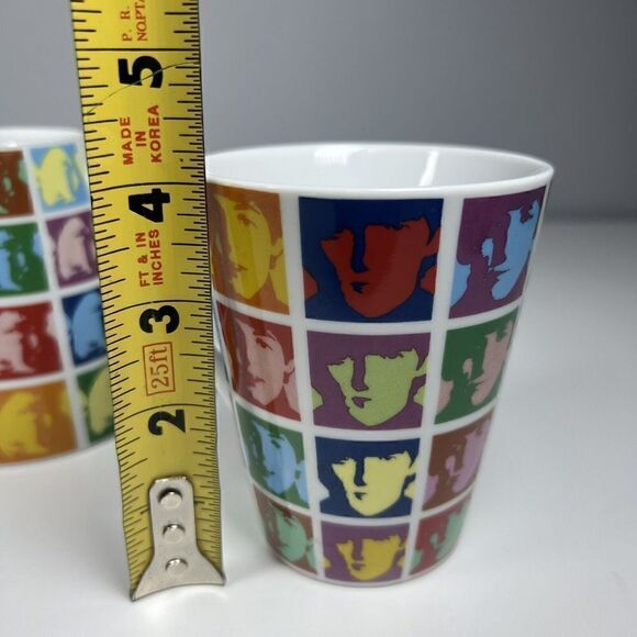 The Beatles Coffee 2 Mug Set John Lennon Paul McCartney Apple Corps Ltd - Picture 5 of 6